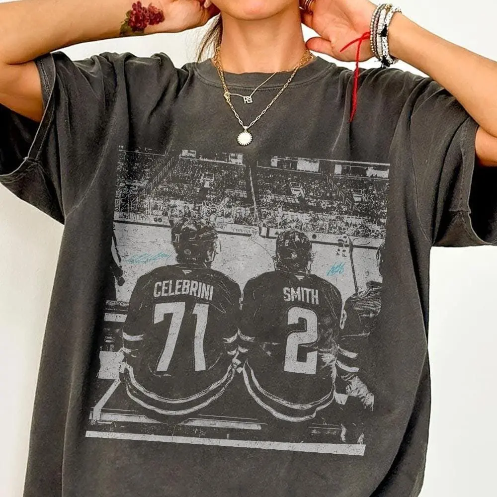 Macklin Celebrini Will Smith San Jose Vintage Comfort Colors Shirt