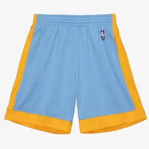 Mitchell & Ness Los Angeles Lakers 2001-02 Powder Blue Swingman Basketball Shorts