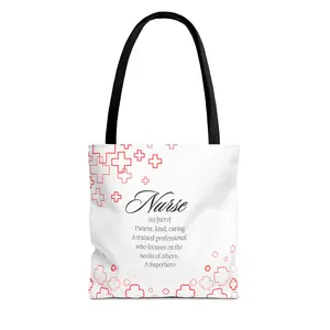Nurse Healthcare Tote Bag - Nurse Definition Shoulder Bag, Custom Medical Gift, Hospital Bag, Nursing Student Tote, Health Care gift