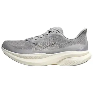 Hoka One One Mach 6 Men's Low-Top Running Shoes with Comfort, Softness, and Durability in Gray Trending Shoes, House White Official Shoes to Get / Maison Mihara