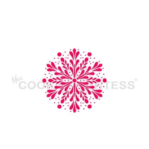 Cookie Stencil The Cookie Countess Pretty Snowflake