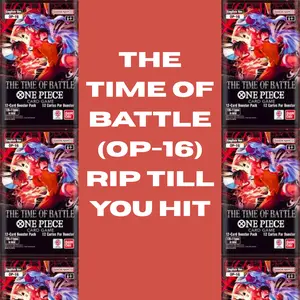 Bandai One Piece English The Time of Battle (OP-16) RTYH
