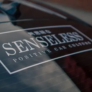 Senseless Car Rear Window Banner