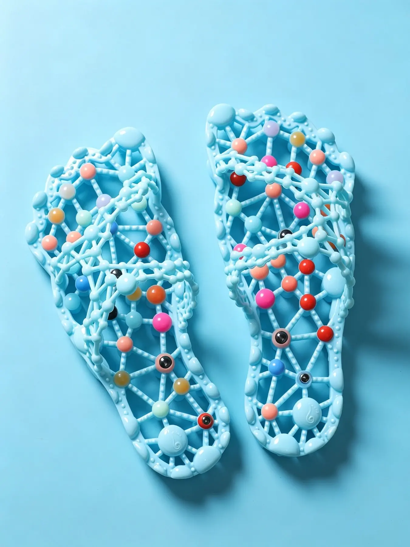 TikTok Viral Foot Pain Relief Slippers, Instant Acupoint Massage at Home, Acupressure Massage, Acupressure Beads, Cured Plantar Fasciitis, Aesthetic