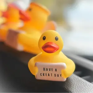 Rubber Ducks With Sayings - 1st Edition Series By InspirationCo - Quirky & Humorous Decor for Home Parties or Gifts - Unique Sayings for Whimsical Settings