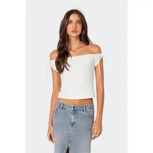 Edikted Women's Jess Off Shoulder Top