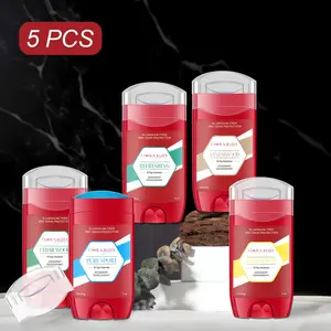 5-PACK FLORA RUBY Ultra-Clear Deodorant, Perfect Valentine's Day Gift for Him & Her - 48H Sweat & Odor Protection, All-Day Freshness, 3 oz*5