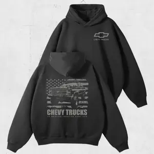 Chevy Trucks Hoodie - Classic American Truck Design for Country Fans, Gift For Men Top Casual