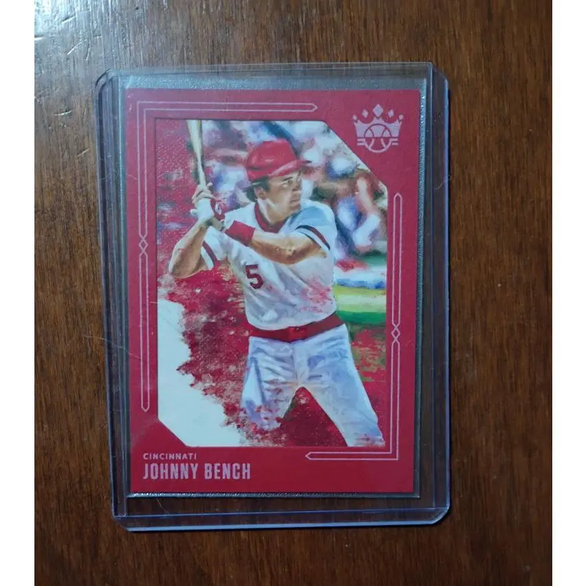 Panini 2020 Diamond Kings Johnny Bench Baseball Trading Card Cincinnati Reds Player Edition