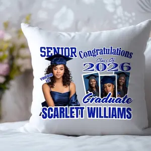 CUSTOM SENIOR 2026 PHOTO PILLOW