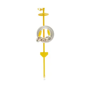 EveryYay Stretch Your Legs Trusty Tether Tie-Out Cable with Dome Stake, For Dogs up to 150 lbs.