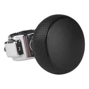 Large Steering Wheel Knob Spinners  Vehicle Ball Durable For Car Suv Boat Etc (black)