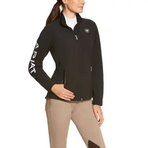 Ariat Ladies New Team Black Softshell Full-Zip Jacket