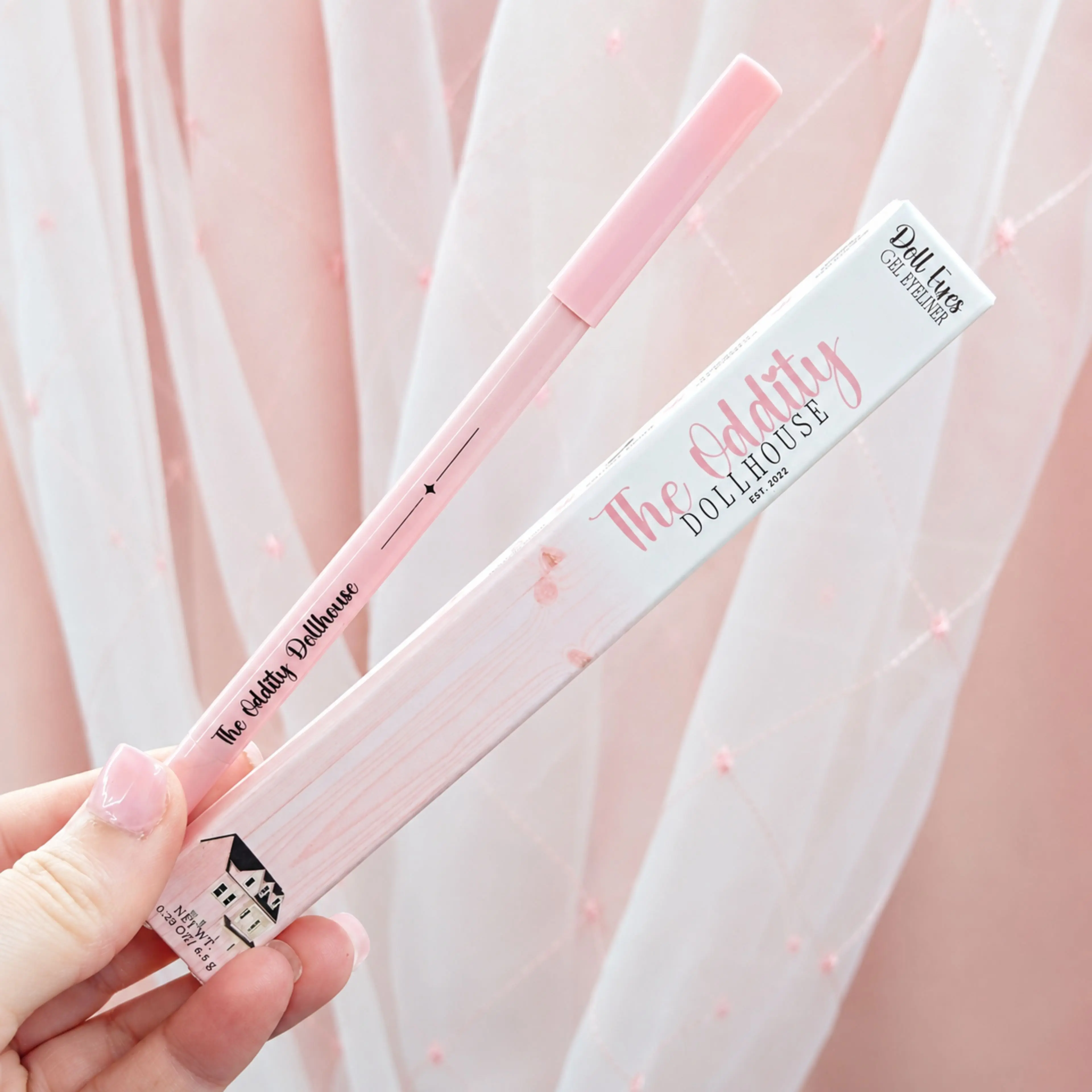 Doll Eyes Matte Gel Eyeliner | The Oddity Dollhouse Smudge-Proof Tightline Pencil, Gothic Coquette Makeup