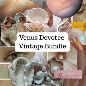 Venus Worship Vintage Bundle, Venus Devotee Worship Kit, Love Witch Bundle, Beginner Deity Work Kit, Vintage Pagan Love Witchcraft