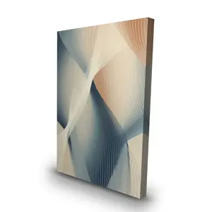 212 MAIN Heavenly Threads 24x36 in. Beige Wall Art Print - Artistic, Minimalist Home Decor, Ideal Gift for Elegant Room Spaces
