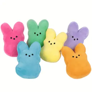 6pcs Cute Easter Bunny Plush Doll, Party & Home Decoration Ornament, Gift for Mother's Day & Valentine's Day