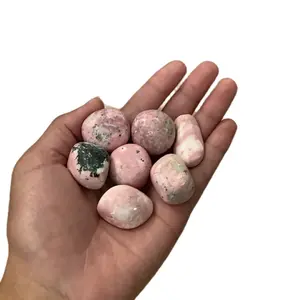 Rhodonite Tumble Stone for Emotional Balance and Healing - 3/4in to 1 1/2in