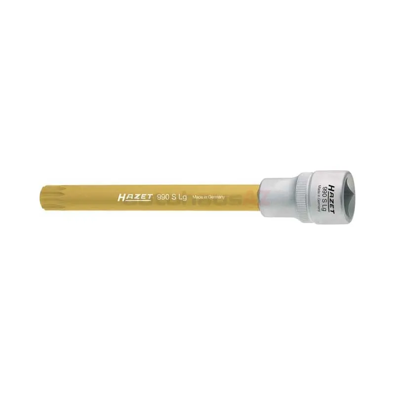 Hazet 990SLG-12 M12 XZN 1/2" Square Extra-Long Screwdriver Socket