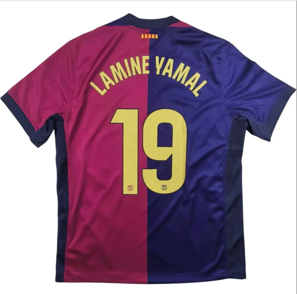 FC Barcelona 2024-25 Home Yaamal Football Jersey Shirt
