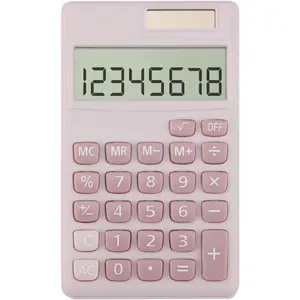 Pink Calculator,Calculator Small, to School Gifts for Students,School Supplies Essentials Mini Calculators Cute Solar 4 Function Calculators Basic Calculato for Home Office Supplies
