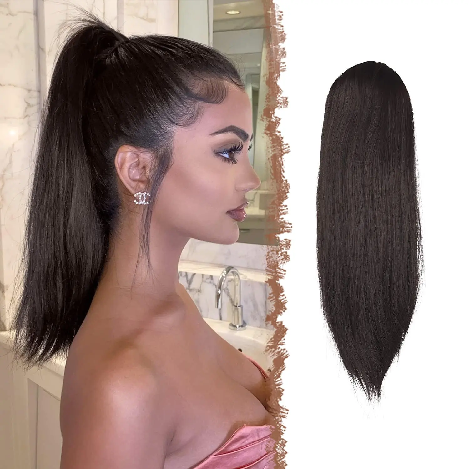 6# Darkest Brown-Drawstring