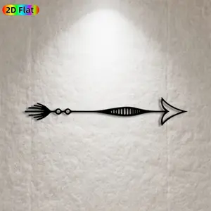 1pc Arrow Metal Wall Art, Sleek Arrow Statue Mural, Ideal Gift for New Year, Easter, Arrow Decor Enthusiasts, Weather-Resistant Metal Wall Decor Wall Sculptures, Perfect for Outdoor Wall & Garden Fence, Stylish Outdoor Decor