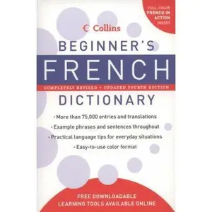 USED-Collins Beginner's French Dictionary, 4th Edition by Harpercollins Publishers (Paperback)