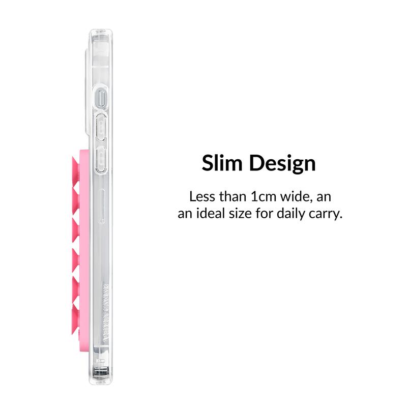 Velvet Caviar Pink MightyGrip MagSafe Mount - Suction Cup Phone Case Mount Compatible with MagSafe Devices Only - Magnetic Silicone Sticky Phone Grip