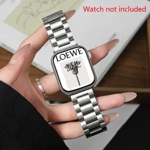 Solid Durable Stainless Steel Watch Strap for Apple Watch 11/10/9/8/7/se/6/5/4, Buckle Strap for Iwatch Ultra 49mm 46mm 45mm 44mm 42mm 41mm 40mm, Smart Watch Accessories