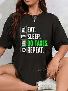 100% Cotton Cute Accountant Design For Men Women Accountant Accounting T-Shirt