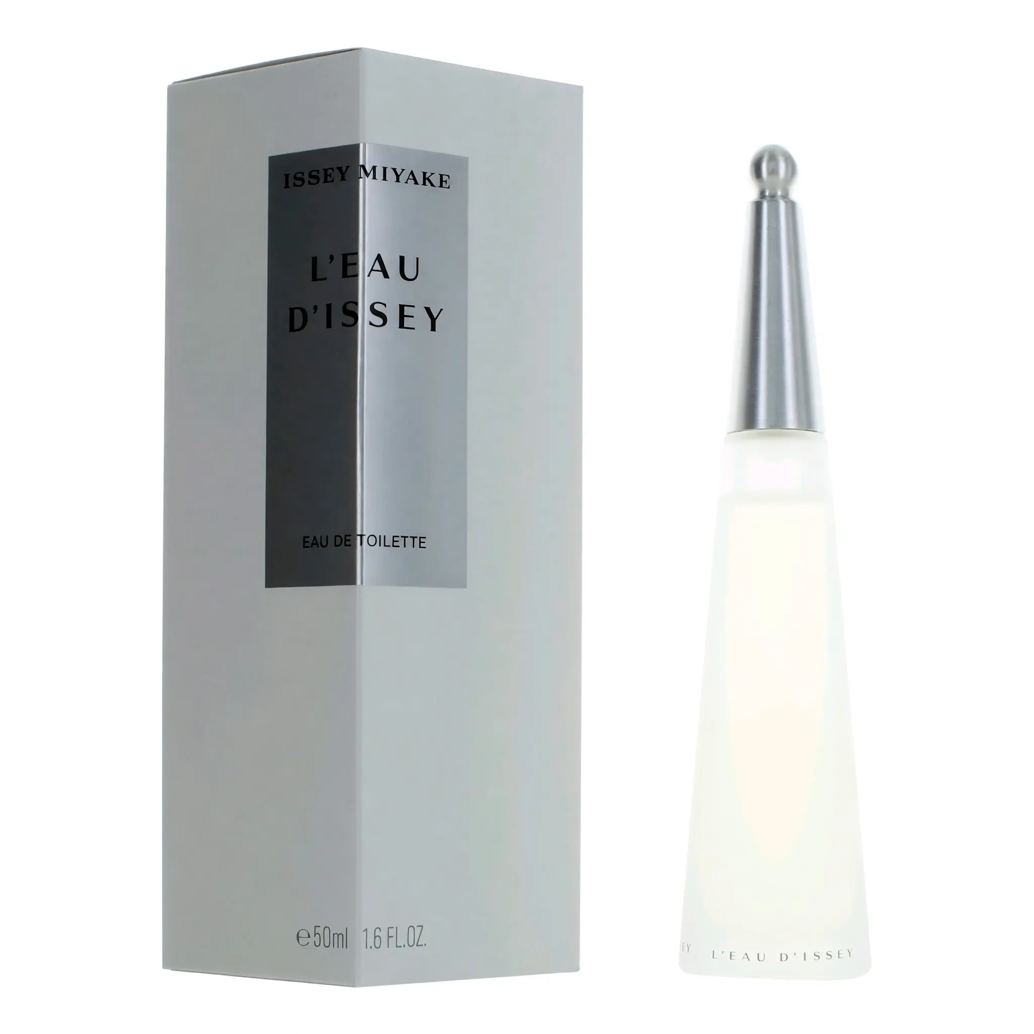 L'eau D'Issey for Women Eau de Toilette, Sharp Aquatic Floral Fragrance with Notes of Water Lily and Carnation for Freshness, 1.6 fl oz Spray