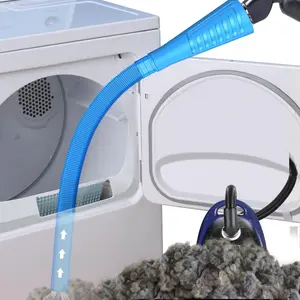 LMMAKE Dryer Vent Cleaner Kit with 3 Suction Settings 44.1 Inch Reach Compatible Vacuum Cleaner Lint Brush & Hose Attachment Universal Connector for Effective Cleaning