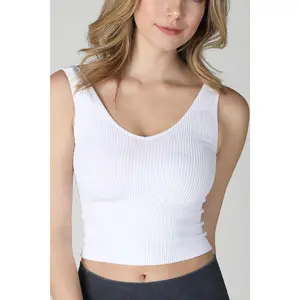 Ribbed Crop Tank