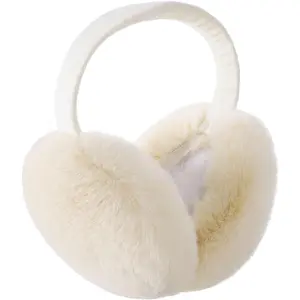Simplicity Unisex Warm Faux Furry Winter Outdoor EarMuffs Foldable Ear Warmer