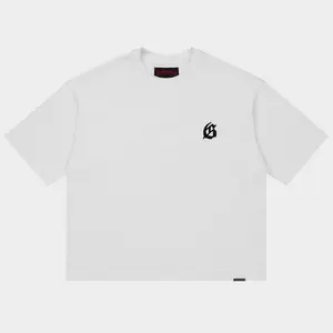GSPEED MEN'S GS LOGO WHITE T-SHIRT