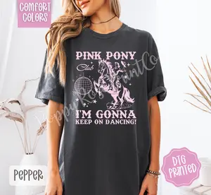 Pink Pony Club Shirt Comfort Colors, Cute Rodeo TShirt, Trendy Women's Tee, Gift for Her