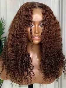 Fashion Natural Super Soft 26 Inch Lace Front Wig, 180% Density Curly Pre-Bleached, Daily Use, All Seasons