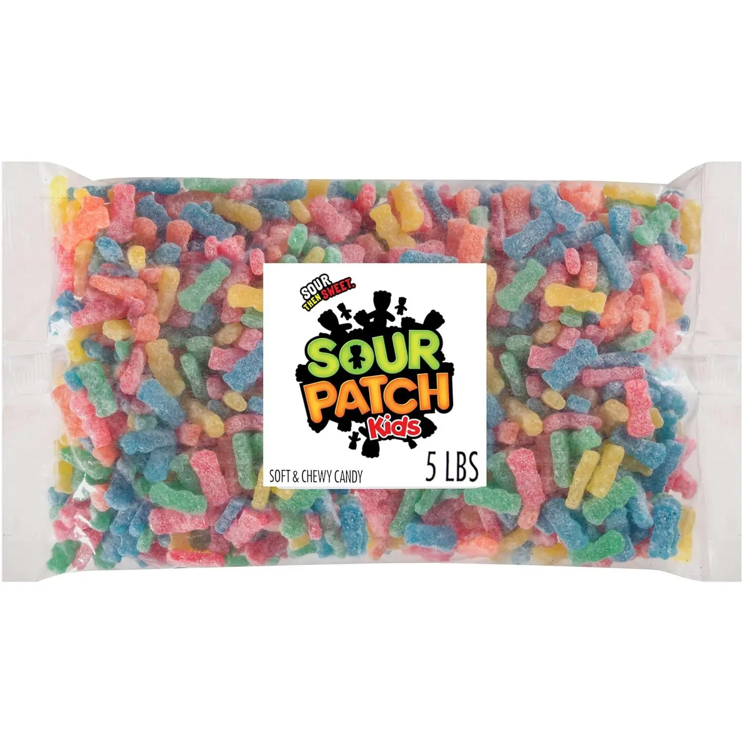SOUR PATCH KIDS Soft & Chewy Gummy Candy, Bulk Candy, 5 lb – 5 Pound