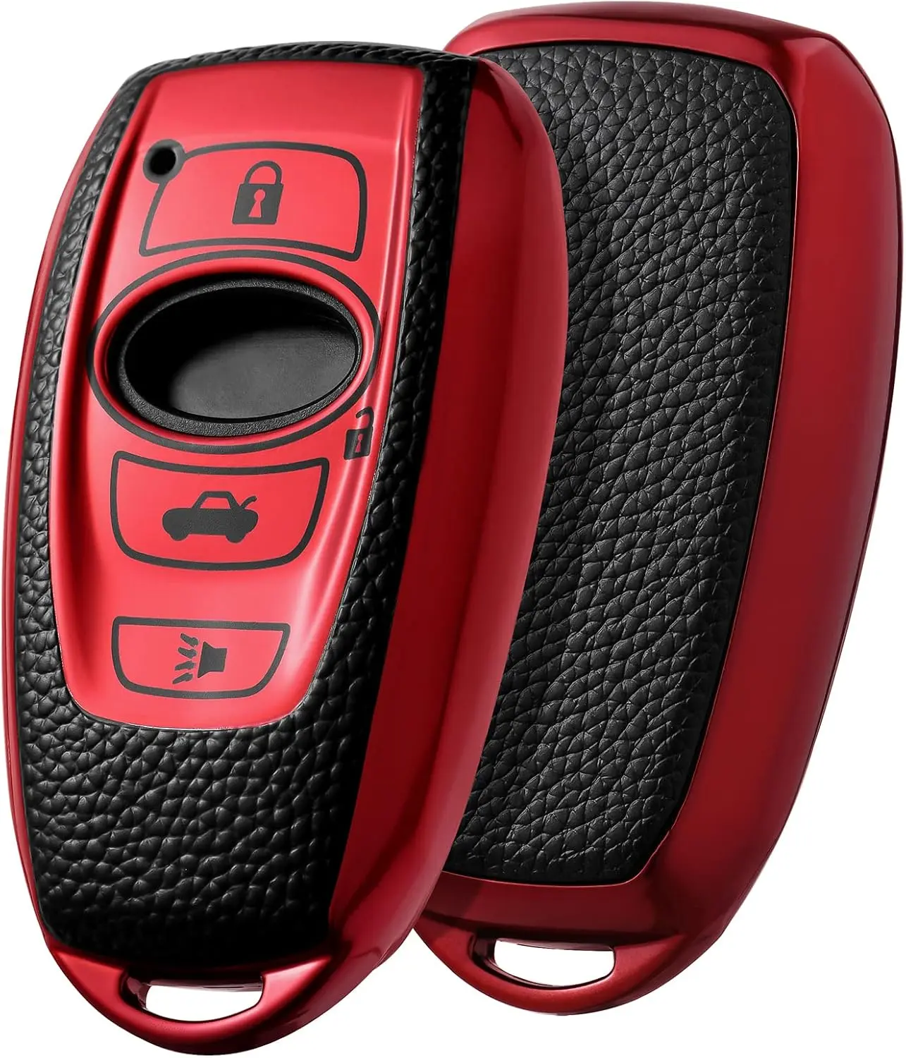 Premium TPU-Silicone Smart Key Protection Case, Multi-Model Ultra-Thin Fit 360-Degree Scratch Guard Key Fob Cover Compatible with Forester, CrossTrek, Outback, WRX, Ascent, BRZ, Impreza, Legacy