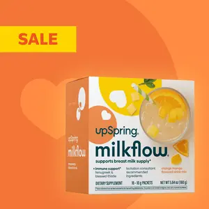 Milkflow® + Immune Support Drink Mix, Orange Mango, 16 ct