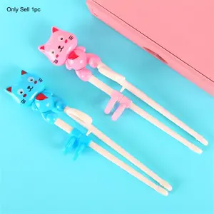 Cat Shape Chopsticks for Adult Beginners Training, Fun Party Practice Chopsticks, Learning Chopsticks with Helpers