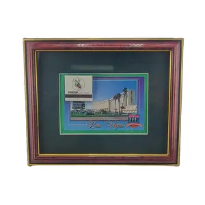 Vintage Casino 8 X 10 Frame Hacienda Las Vegas Nevada Matchbook
