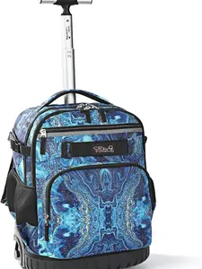 Tilami Rolling Backpack 18 inch Wheeled Backpack School College Student Travel Trip Boys and Girls