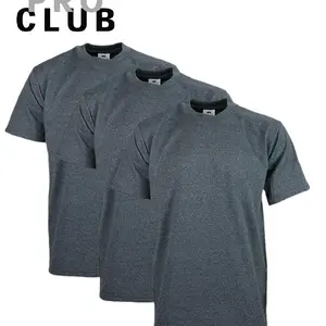 Pro Club Heavyweight T-Shirt for Men - 3-Pack Classic Fitted Crew Neck T-Shirts in Various Colors 100% Cotton Jersey Stretch & Stylish Design