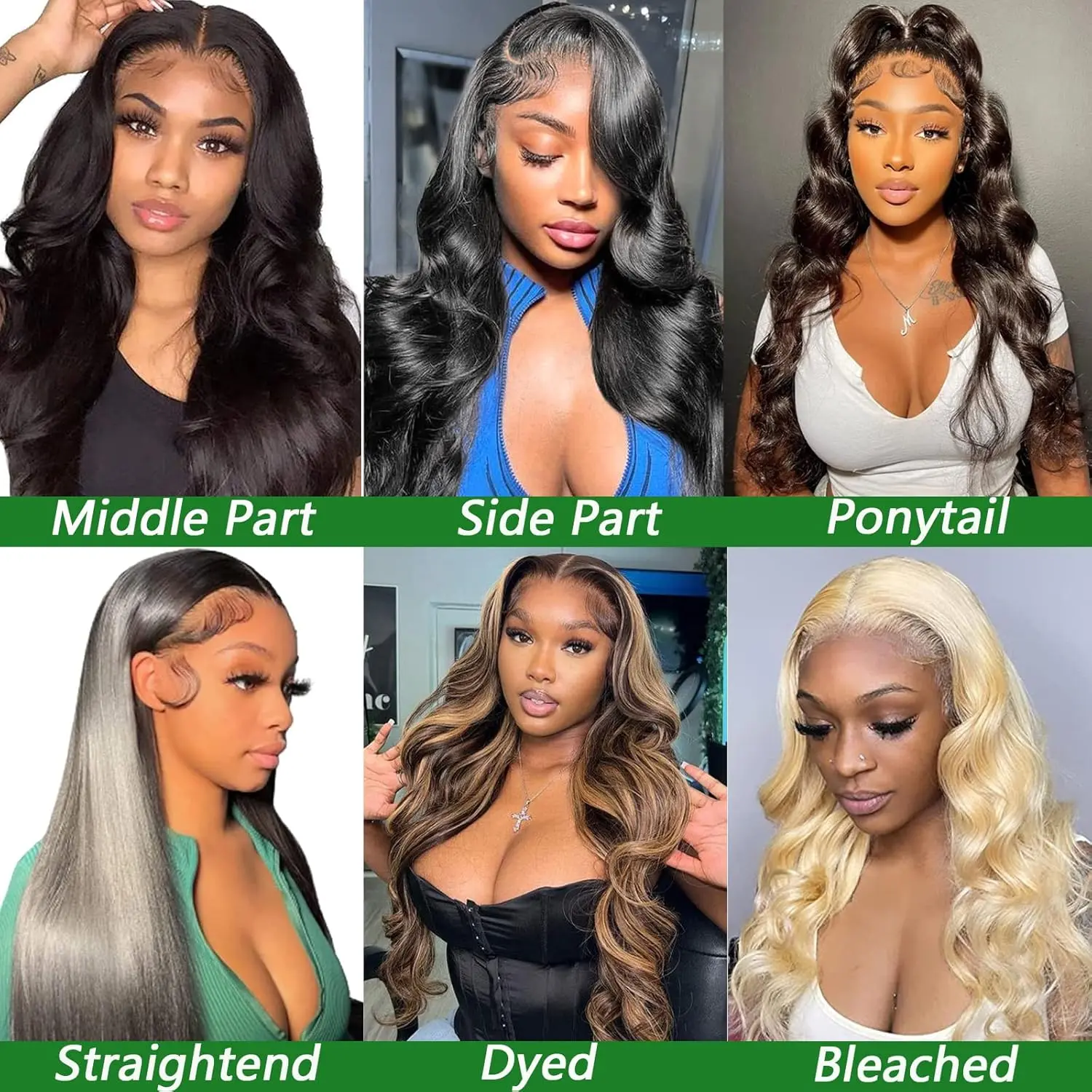 26 Inch Human Hair Lace Front Wig Body Wave 180 Density Glueless 26 Inch Body Wave HD Lace Frontal Wig | Pre Plucked 13x4  main image 3