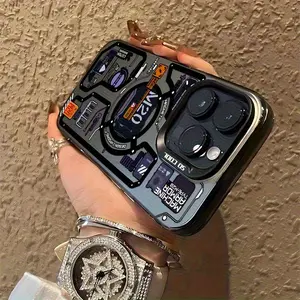 Phone Case - Creative Circuit Motherboard Pattern Phone Case Compatible with for iphone 16, 15, 14, 13, 12, 11 Pro Max, X, XR, XS Max, 8, 7 Plus, Featuring a Shockproof Matte Back Cover