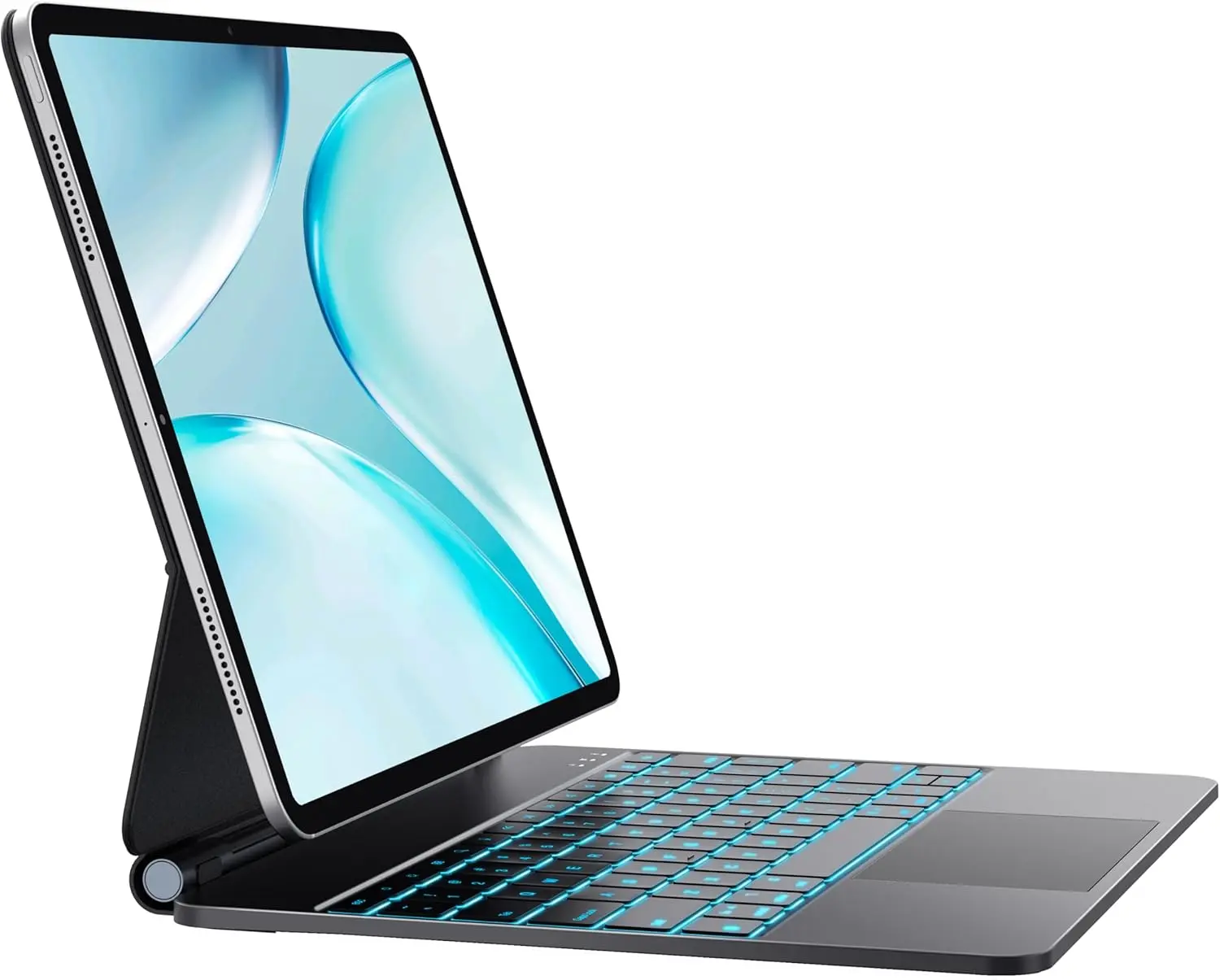 【CHESONA】Magic-Style Keyboard Case for iPad Air 13 Inch (M4 2026/M3 2025/M2 2024), iPad 11th(A16 2025)/10th(2022), iPad Pro 13 (M5 2025/M4 2024),Multi-Touch Trackpad with 7 Color Backlit, Floating Cantilever Stand Wireless Keyboard ，black-1