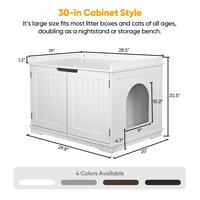 Litter Box Furniture - Cabinet Style- 30"