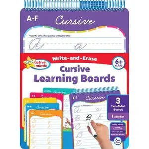 Active Minds Write-And-Erase Cursive Learning Boards -- Sequoia Children's Publishing, General Merchandise